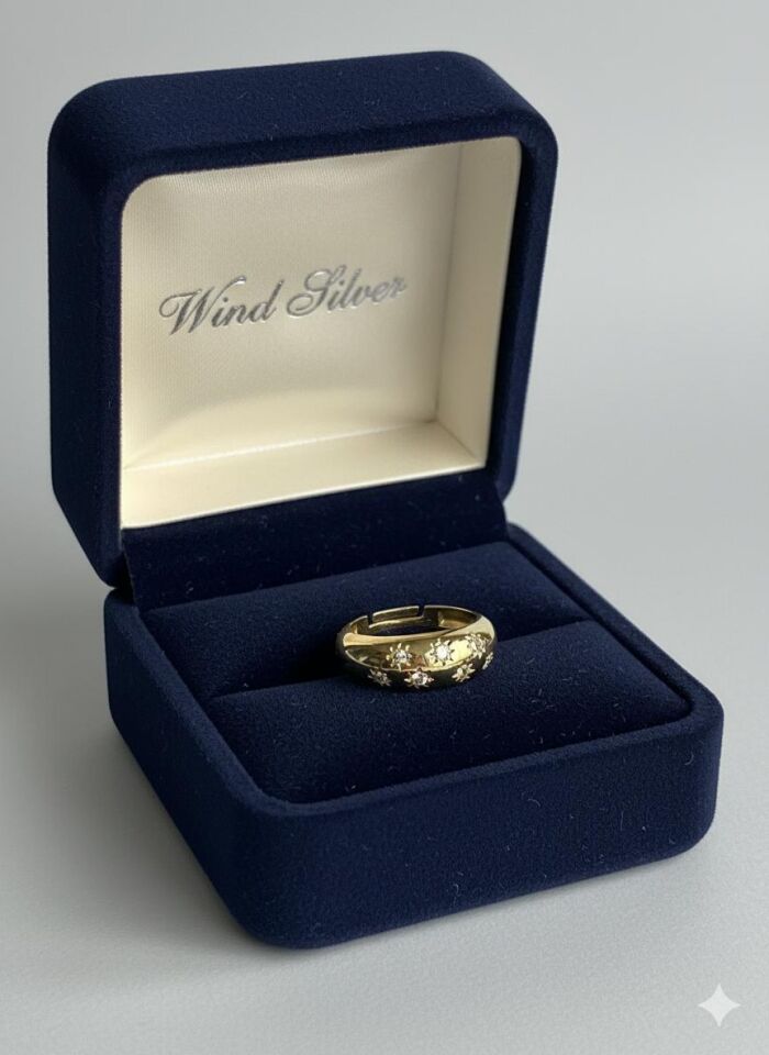 Celestial Yıldız Bombeli Yüzük