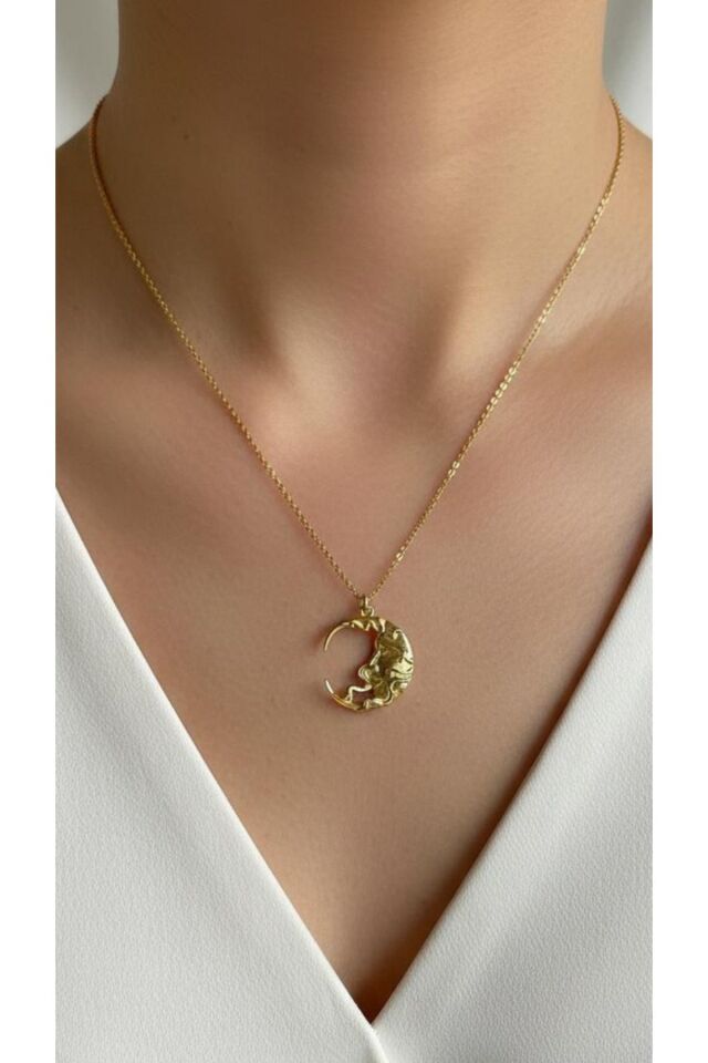 Ay ve Güneş Sonsuz Gezegen Kolye