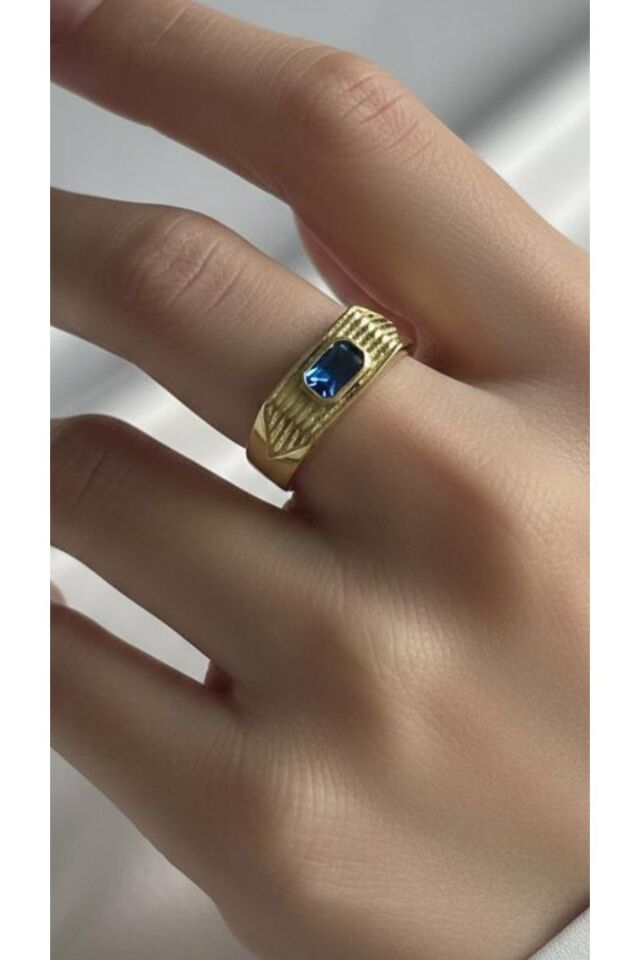 Luna Signet Safir Yüzük