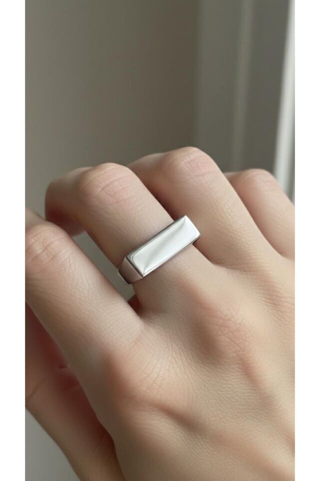 Silver Line Yüzük (Kişiye Özel)