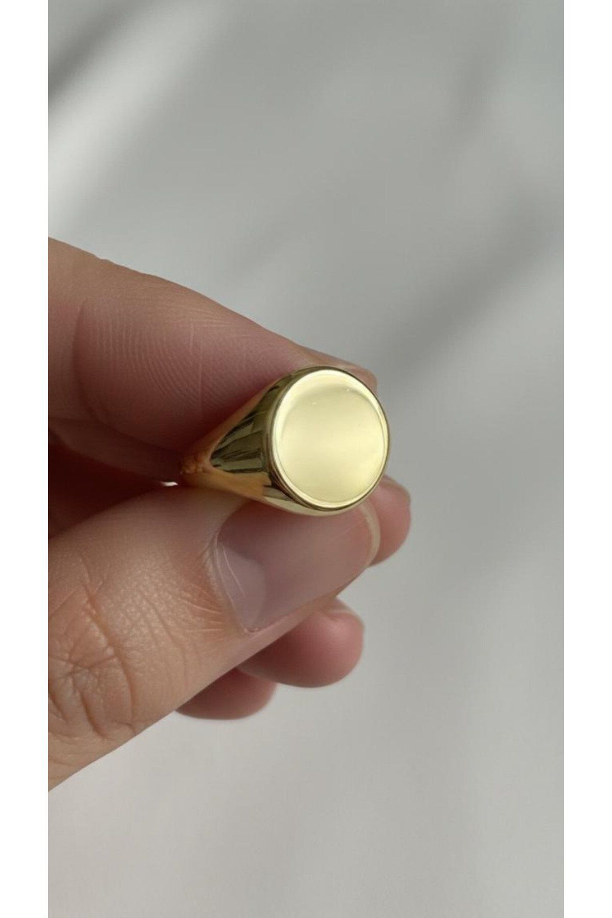 Oval Şövalye Ayarlı Yüzük