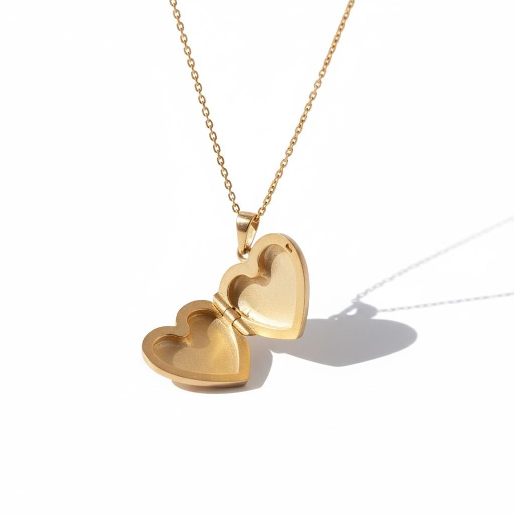 Açılır Kapanır Kapaklı Kolye