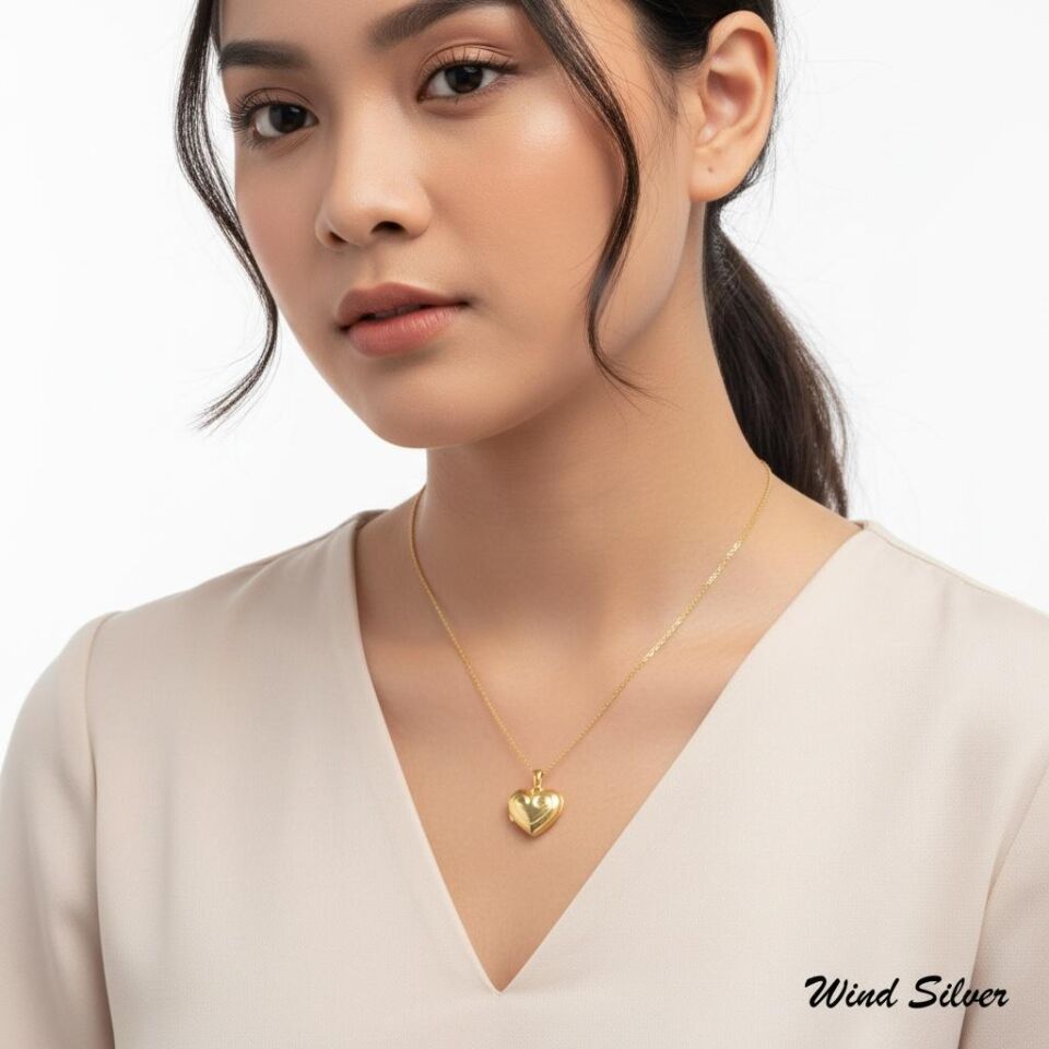 Açılır Kapanır Kapaklı Kolye