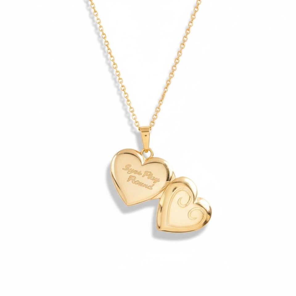 Açılır Kapanır Kapaklı Kolye