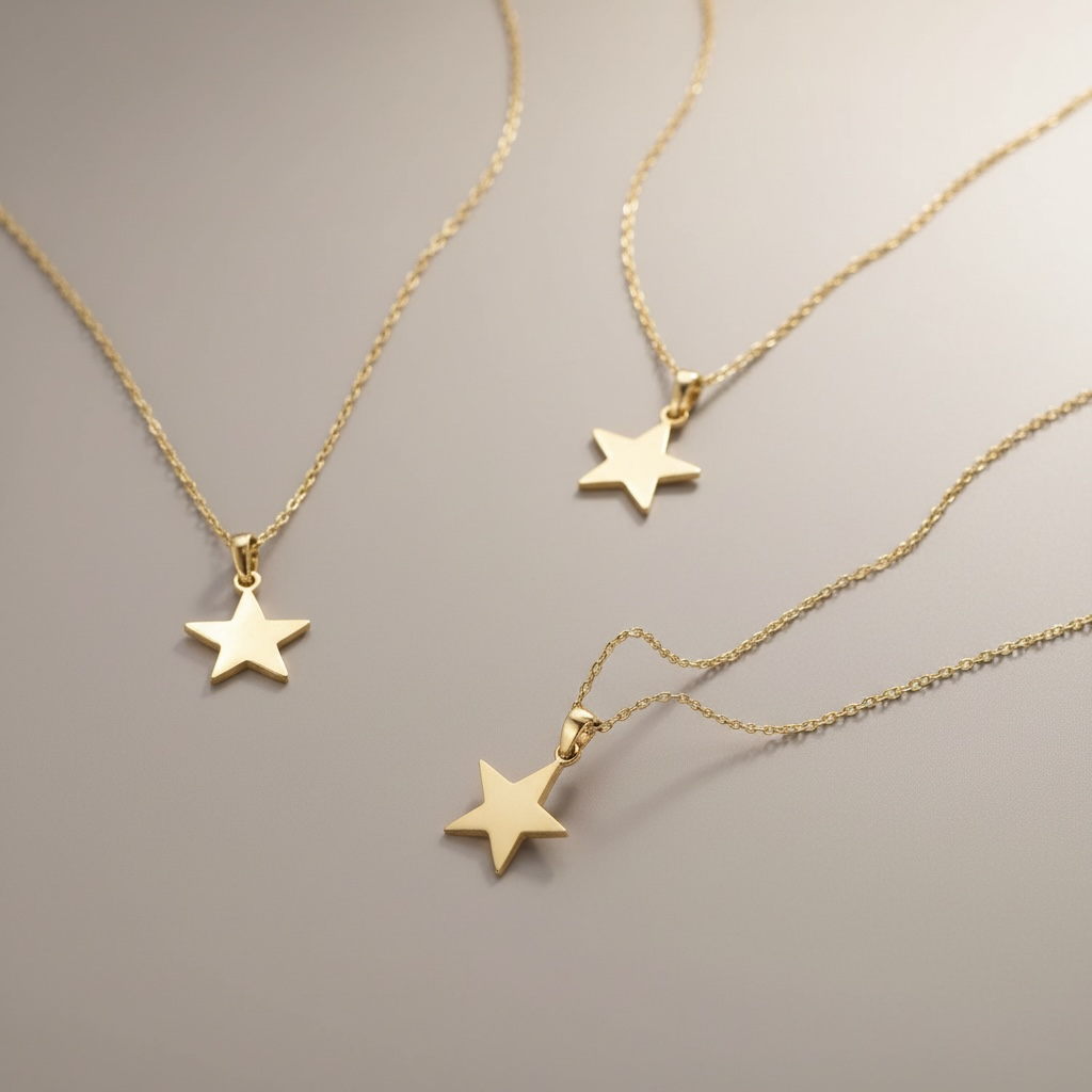 Minimal Yıldız Kolye