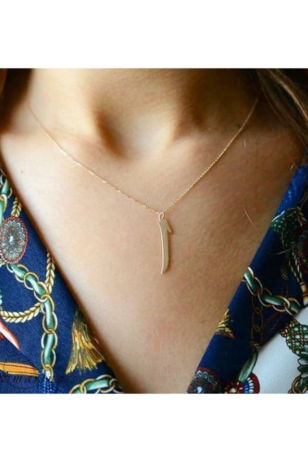 Kadın Altın 925 Ayar Gümüş Kolye