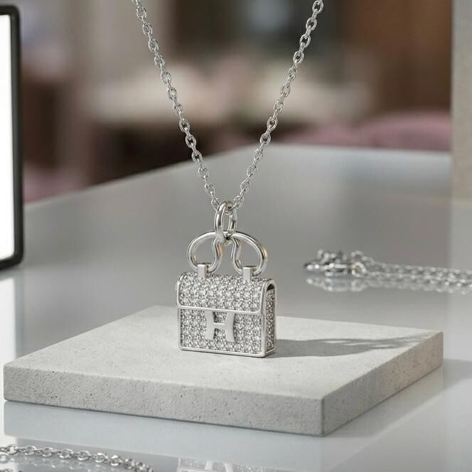 Zirkon Taşlı Luxury Kolye