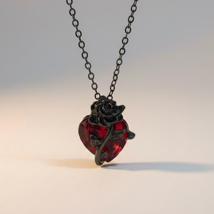 Mühürlü Kalp (The Sealed Heart) Tasarım Kolye